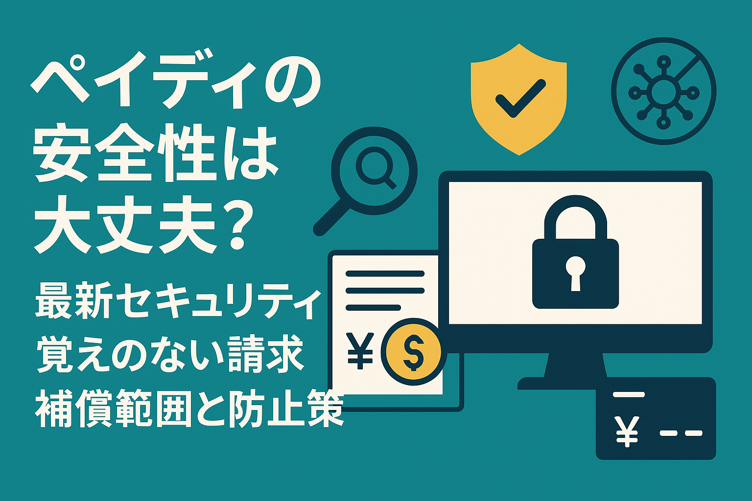 ペイディの安全性は大丈夫？最新セキュリティ・覚えのない請求・補償範囲と防止策