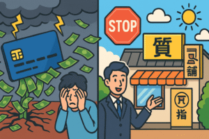 クレジットカードの現金化は後悔しやすいしバレる？質屋など他手段との違いを解説